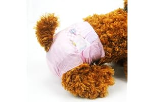 Dono Pañales Perro Hembra, 40 Unidades, Pañales para Gatos, Perritos, súper absorbentes, Braga Perro Celo Hembra, pañales para Perros para la incontinencia, Viajar, adiestramiento de Perros