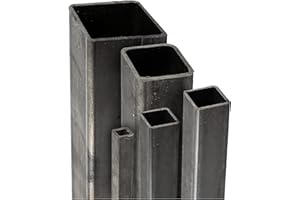 TJ Vierkantrohr S235 JR Stahl 30x30x1,5mm - Länge 1000 mm/Hochwertiges ST37 Standard Quadratrohr, Stahlrohr, 4 Kant Rohr