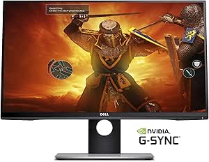 Dell S2716DG 27 Inch TN Anti-Glare LED-backlit LCD Gaming Monitor (Black) (1 ms Response Time, QHD 2560 x 1440 at 144 Hz, Nvidia G-Sync HDMI/DP/USB with Tilt and Swivel)
