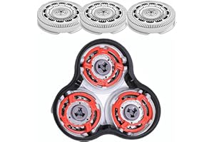 JIANCENGYU SH90 Tete de Rasoir pour Philips Serie 9000 (Inclut le Support), SH90 Lame Tête de Rasage de Rasoir Compatible avec Philips Series 9000 (9xxx) 8000(8xxx)