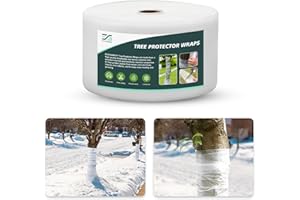 ECCOGREAT Tree Protection Bandages, Breathable, Fleece Trunk Bandages to Protect Trees from Sunburn, Animal Damage, for Heat and Moisture (8 cm x 100 m)