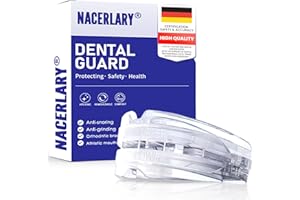 NAILPRETTY Anti Ronflement Gouttière, Protège-dents Malléables Réutilisable, Snore Stopper Arrête les Solution Ronflement Pour Hommes et Femmes Pendant le Sommeil