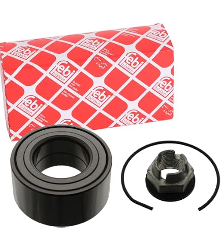 Febi Bilstein 01902 Mozzo Ruota Anteriore Per VW Polo (6N1, 6N2), Lupo (6X1), SEAT Arosa (6H), Ricambio OE 6N0407613