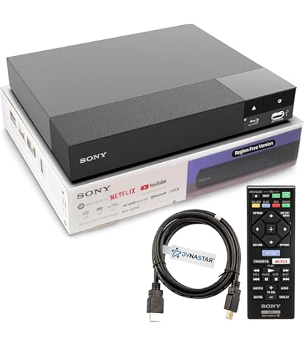Region Free Blu-ray Player Compatible with Sony BDP-BX370