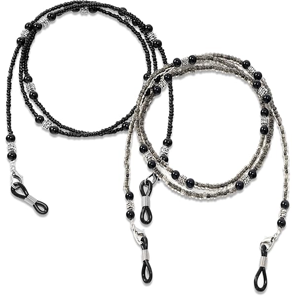 Qufiiry 5 Pezzi Cinturino Per Occhiali Sportivi Regolabile, Catena Occhiali da Sole, Cordino Regolabile per Occhiali, Cordino per Occhiali Antiscivolo per Donne Uomini Bambini(Multicolore