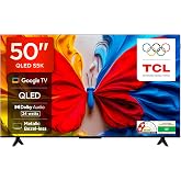 TCL 126 cm (50 inches) FHD Smart QLED Google TV | Dolby Audio 24 watts | HDR 10 | Metallic Bezel-Less | Multiple Viewing Mode | 50S5K