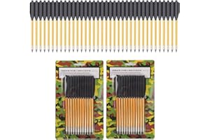 PMSM Aluminium Armbrust Pfeile mit Schlagschrauben, 50 bis 80 LBS für Jagd, Pistolenarmbrust,Armbrustbolzen, Präzisions-Zielscheibe, Bogenschießen