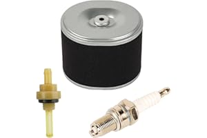 OXOXO Carkio Spark Plug - Filtro de aire para depósito de gas para GX120, GX160, GX200, GX240, GX270, GX340, GX390