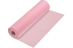 100%Mosel Bieżnik z włókniny, w kolorze różowym (30 cm x 25 m), dekoracyjny bieżnik na stół, elegancka dekoracja stołu na urodziny i wesela, kolorowa dekoracja na specjalne okazje