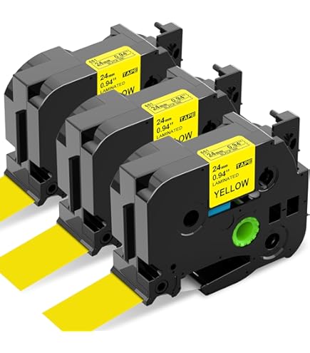 Labeltape Brother TZe, TZ TZe-651 PET Tapekleur: Geel Tekstkleur:Zwart