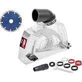 Aidelife Dust collector for grinders 115/125 mm Suction cap for grinders +125 mm diamond cutting disc