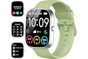 UAUE Smart Watch for Men Women Answer/Make Calls, 1.91" Fitness Watch with Heart Rate Sleep Monitor, Step Counter Fitness Tracker, 110+ Sports Activity Trackers IP68 Waterproof Smartwatches for Android IOS