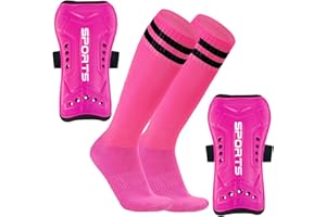 GZGRYTRC Football Shin Pads, Football Socks, Shins Pads Suitable for Outdoor Sports Gym Running Cycling Workouts Sports Events Fitness Activities