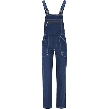 Sexy jeans tuinbroek gebruikte used look jeansblauw - Baggy / Harem jeans