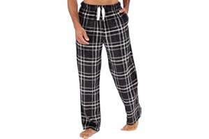 undercover lingerie Mens & Boys Soft Fleece Lounge Pants Pyjama Bottoms with Elasticated Waistband