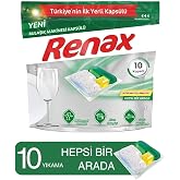 Renax Bulaşık Makinesi Kaps&uuml;l Deterjanı 10 Kaps&uuml;l