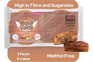 Cinnamon Swirl Keto Cake Bites by No Guilt Bakes (6 Packets) | Low Carb Delight | The Classic Flavour, Reinvented for the Keto Diet