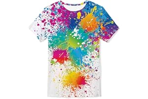 kids4ever T-Shirt For Boys / Girls, Funny 3D Print, Children’s Short Sleeve Summer T Shirt, Top, 6-16 Years