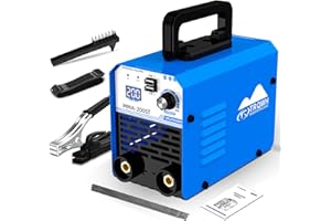 TRQWH Mini Welding Machine 220V 200A Stick Welder Machine Portable ARC Welder with IGBT Digital Display Hot Start for Beginners and Professionals Welder