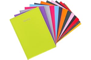 Evelay 2025 2026 Academic Diary A4 Page A Day Mid Year Hardback Planner Organiser for School Student Teacher Office (A4, Lime)