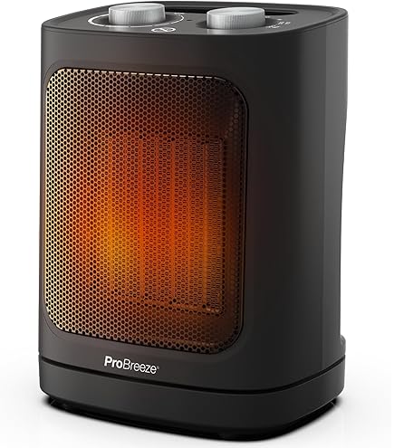 Bastilipo - Horizontal premium fan heater, white, 1000/2000 W, thermostat, THP-2000B