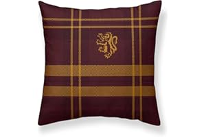 BL BELUM BELUM | Harry Potter Pillowcase, 100% Cotton Pillowcase, Gryffindor Model, 50 x 80 cm.