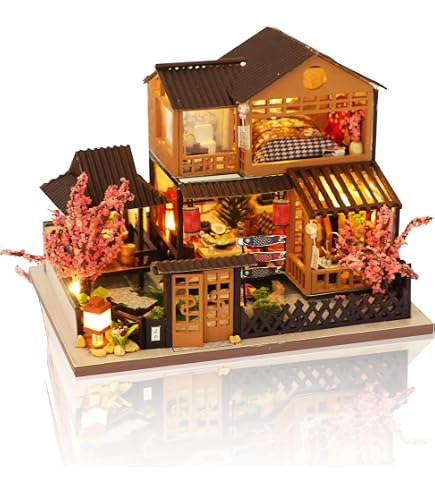 Cuteefun Maison Miniature a Construire pour Débutants DIY Maison Poupee