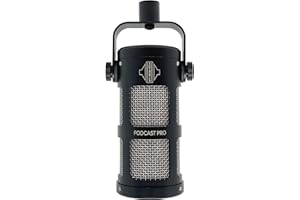 SONTRONICS PODCAST Professional Dynamic Mic for Podcast, Broadcast, Streaming, Gaming & VC - XLR Connection, No phantom Power Required - Lifetime Microphone Warranty - Designed & Built in UK – Black