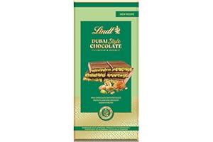 Lindt - Tablette DUBAI STYLE CHOCOLATE - Chocolat au Lait Pistache Kadaif, 145g