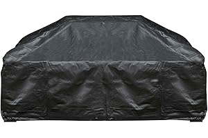 Dellonda Fire Pit, Outdoor Patio Heater PVC Cover, Water Resistant, Heavy Duty with Drawstrings for DG43 - W960 x D960 x H300mm - DG119