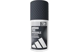 adidas, PRO Invisible Deodorante Roll-on Anti-traspirante Uomo, 48 Ore di Protezione, Formula Vegana e Senza Alcol, 50ml