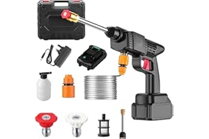 ATLDMPHIC Cordless Pressure Washer, Portable Battery Power Washer, 12V Rechargeable Battery Electric Pressure Washer, for Car Floor/Garden Cleaning,Watering