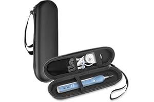 ProCase Custodia Spazzolino Elettrico da Viaggio per Oral-B iO 3/Oral-B Pro 3 3000, Porta Spazzolino Elettrico Resistente All'acqua per Oral-B/Oral-B Pro/IO Serie Accessori -Nero