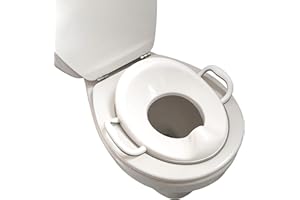 Bisoo Adaptador WC Niños - Reductor WC - Adaptador Baño para Niños - Vater Bebe e Infantil - Asiento Inodoro Antideslizante - Seguro Cómodo Compacto - Incluye Gancho para Colgarlo (Gris)