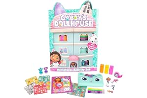 RMS International Dreamworks - Set di attività creative per casa delle bambole Gabby, con astuccio, album di ritagli e altro ancora, regalo per 3+ ragazze