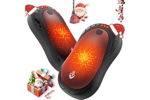 ‎FANDLISS FANDLISS Handwärmer Elektrisch, 2er Tragbare Taschenwärmer Handwärmer Wiederaufladbar 6000mAh Hand Warmers 3 Heizmodi Schnelles Aufheizen,Ideal Warmes Geschenk für Outdoor Sport,Weihnachten im Winter