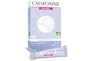 Calmosine Sommeil - Complément Alimentaire Bébé - Apaise Et Calme - Facilite L'endormissement - Aux Extraits De Plantes Bio - Mélisse, Verveine - Violet - 140 ml (Lot de 1) - Fabriqué En France
