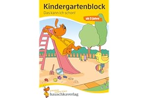 Kindergartenblock - Das kann ich schon! ab 3 Jahre, A5-Block: Kunterbunte Übungen für Vorschule und Kindergarten - Fehler finden, malen, Logisches Denken und Konzentration fördern