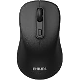 Philips SPK7538 Kablosuz Bluetooth 1600DPI 5 Tuşlu Optik Mouse Siyah