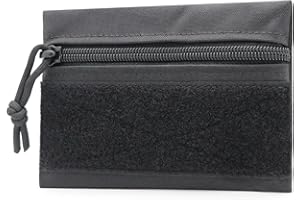 Qavctw Sac tactique d'administration avec crochet et boucle pour ranger les outils, les collations, les bonbons, les poches à suspendre