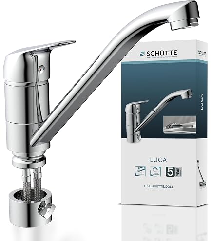 Vorfenster-Küchenarmatur Klappbar - 3-Wege-Mischbatterie Aus Messing Mit Separatem Trinkwasseranschluss
