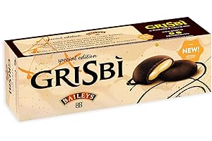 CAIYA Grisbi Baileys Special Edition Biscotto al Cacao Ripieno di Crema Baileys 112g