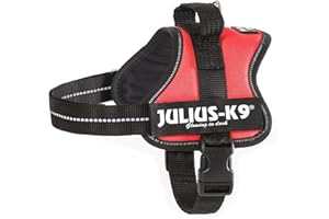 JULIUS K-9 Harnais Power, Rouge, Taille: S/Mini