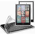 CoBak Case for 7" Amazon Kindle Paperwhite 2024 and Kindle Colorsoft Signature Edition - Glitter Transparent TPU and Corner protection Cover for Paperwhite 12th Generation, Glitter