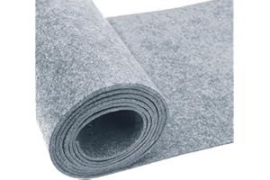 Yuragim Rotolo Di Tessuto In Feltro 40cm x 250cm x 3mm Venduto Al Metro, Feltro Decorativo Artigianale, Tessuto Non Tessuto per Artigianato, Creazioni, Patchwork, Stoffa per Cucito, Fai da Te, Auto