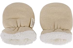 FAXIANTHER Guanti termici in pile spessi per neonati, unisex, per neonati, non graffiati, per neonati, in inverno