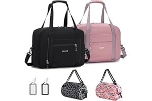 SPAHER 2X Torba Podróżna Bagaż Podręczny 40x30x20 Wizzair Vueling Torba Sportowa Weekendowa Pływacka Wodoodporna Torby Szpitalna Ciążowa Fitness Cabin Duffle Bag dla Kobiet Mężczyźni