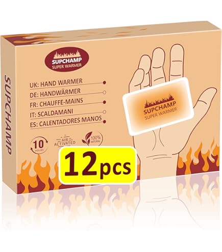 6 Scaldamani Riutilizzabili - Impacchi Termici Per Bambini E Adulti Con Disegni Natalizi - Foto 4