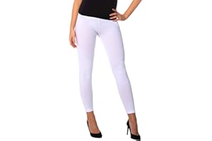 BeComfy Leggings Femme en Coton Longs Opaque Basic Beaucoup de Couleurs S,M,L,XL,2XL,3XL,4XL,5XL,6XL,7XL,8XL