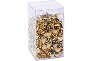 ALCO-Albert 136G - Reißnägel GARANT, Durchmesser 9,5 mm, Dose mit 750 Stück, gold